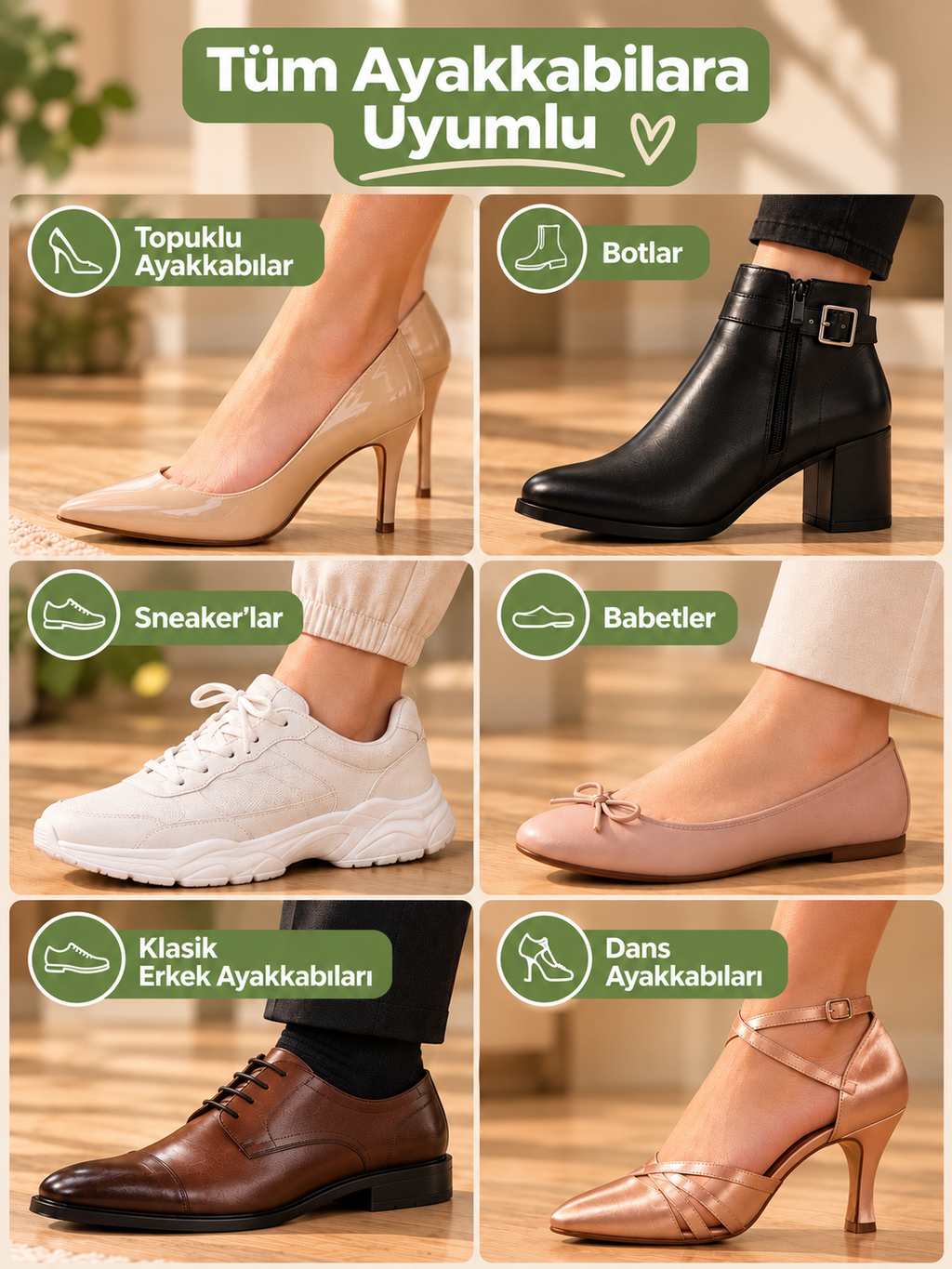 ELME® - Topuk Vurma Önleyici ve Daraltma Pedi